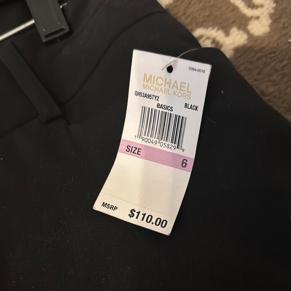 Michael Kors Black Trousers with Streamlined Fit - Picture 3 of 6